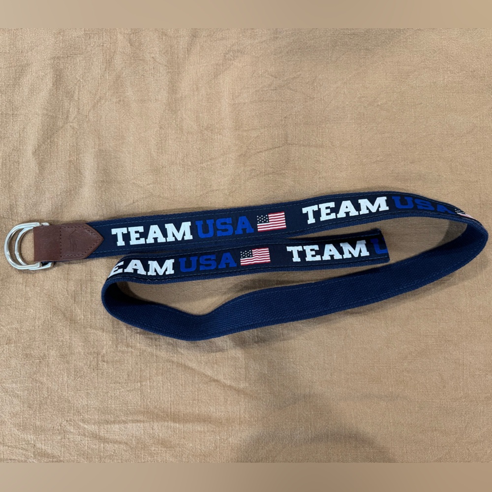 Men’s Polo by Ralph Lauren Team USA OLYMPIC Belt